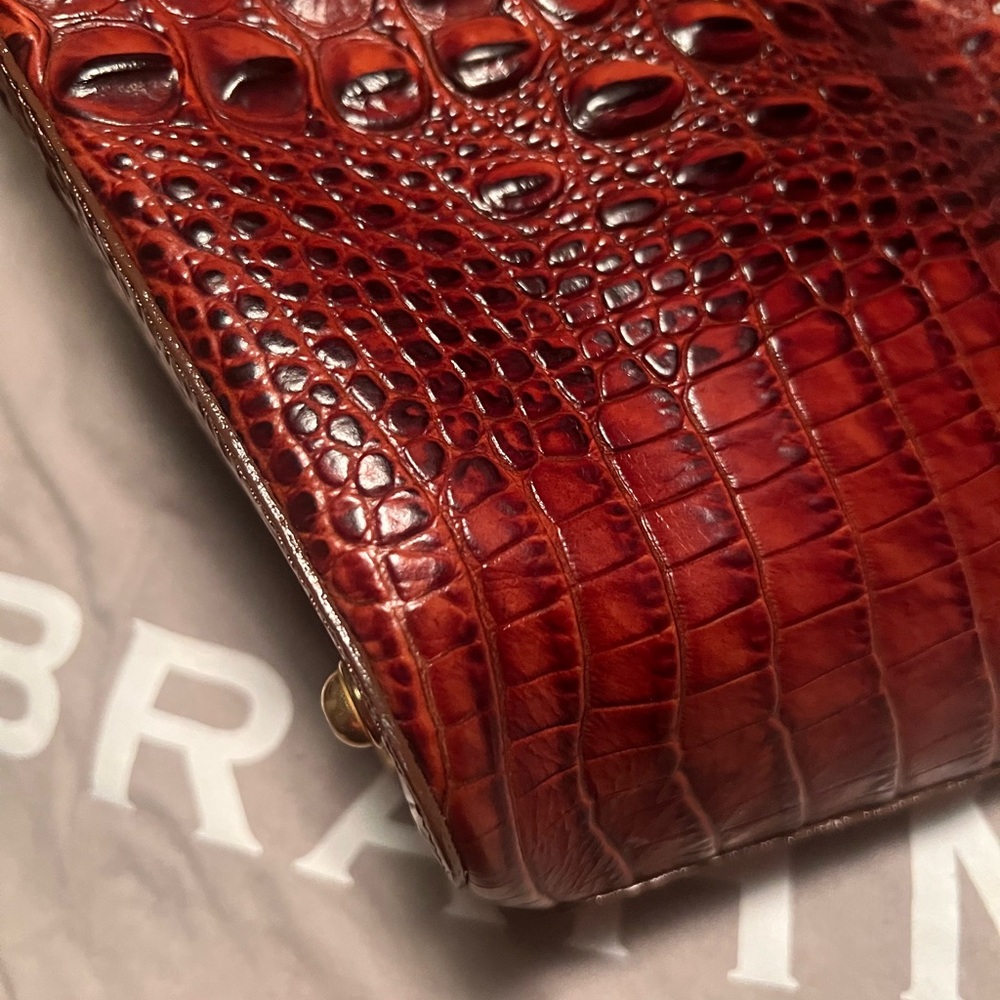Brahmin Asher Tote Shoulder Bag PECAN - Picture 5 of 11